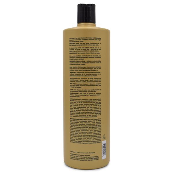 Sexy Hair Violet Blonde Bombshell Sulfate Free Bright Blonde Shampoo 33.8Oz