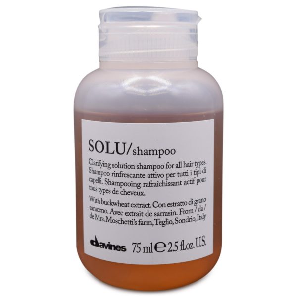 Davines Solu Clarifying Shampoo Travel Size 2.5 oz.