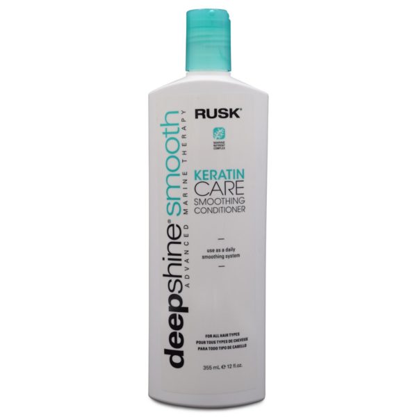 Rusk Deep Shine Smooth Keratin Care Smoothing Conditioner 12 Oz