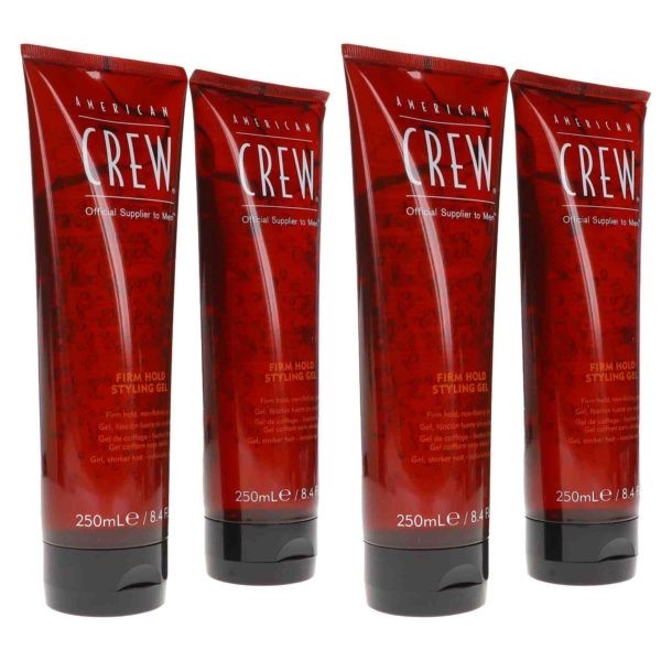 American Crew Firm Hold Styling Gel (Tube) 8.4 oz 4 Pack