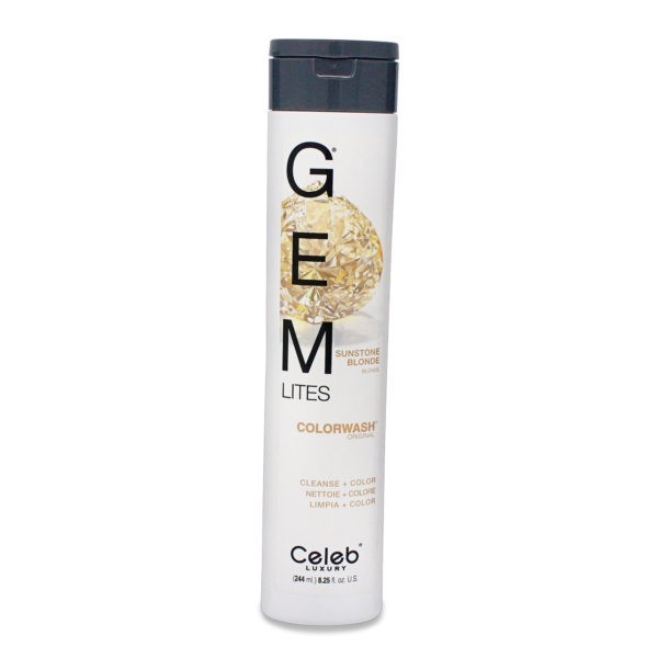 Celeb Luxury- Gemlites -Sunstone Colorwash Shampoo 8.25 Oz