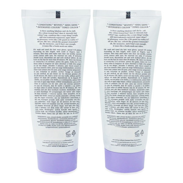 EVO Fabuloso Platinum Blonde Intensifying Conditioner 7.5 Oz - 2 Pack