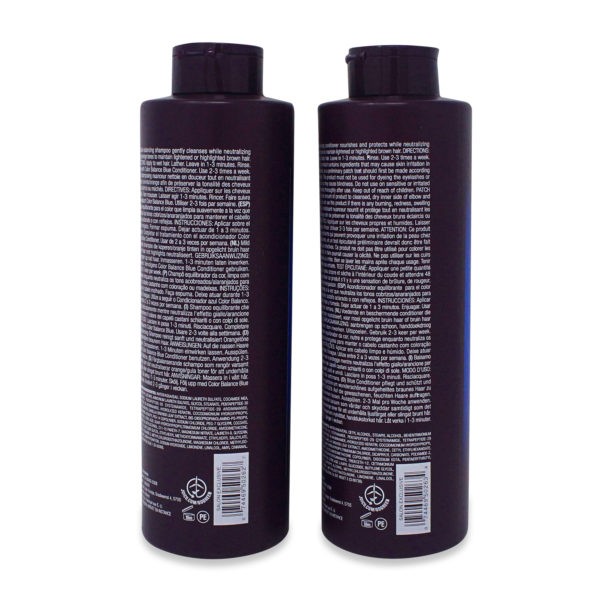 Joico Color Balance Blue Shampoo and Conditioner 33.8 Oz