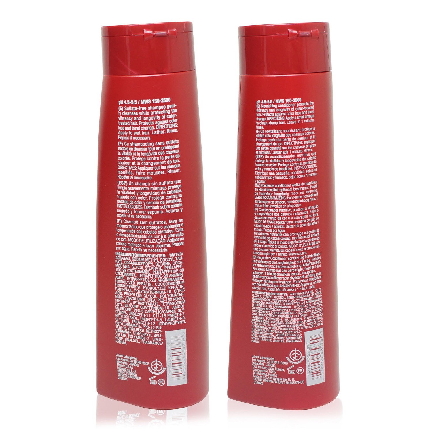 Joico Color Endure Shampoo and Conditioner Sulfate-Free 10.1 Oz combo pack