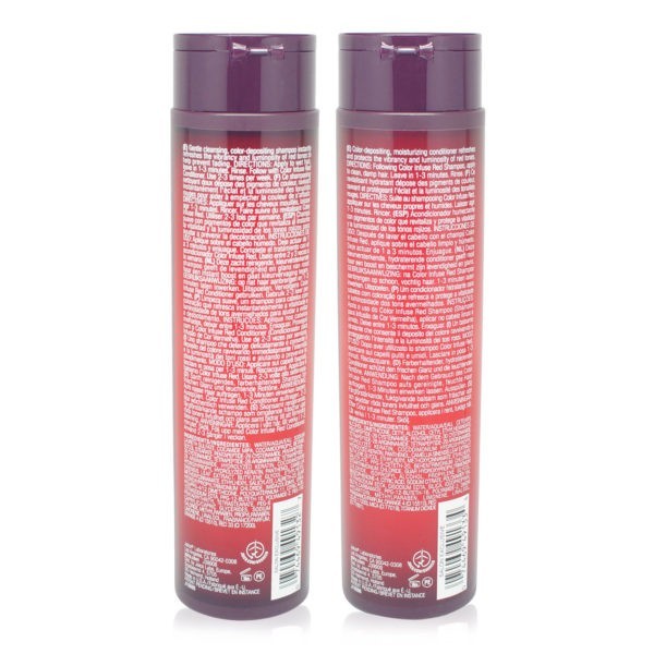 Joico Color Infuse Red Shampoo and Conditioner 10.1 Oz Combo Pack