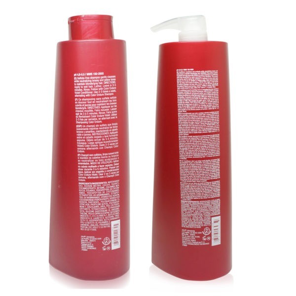 Joico Color Endure Violet-Sulfate Free Shampoo and Conditioner 33.8 Oz Combo Pack