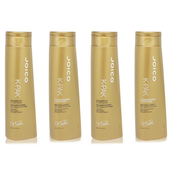 Joico K-Pak Reconstruct Shampoo and Conditioner 10.1 Oz - 4 Pack