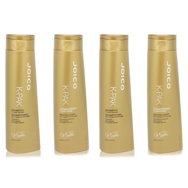 Joico KPak Reconstruct Shampoo and Conditioner 10.1 Oz 4 Pack