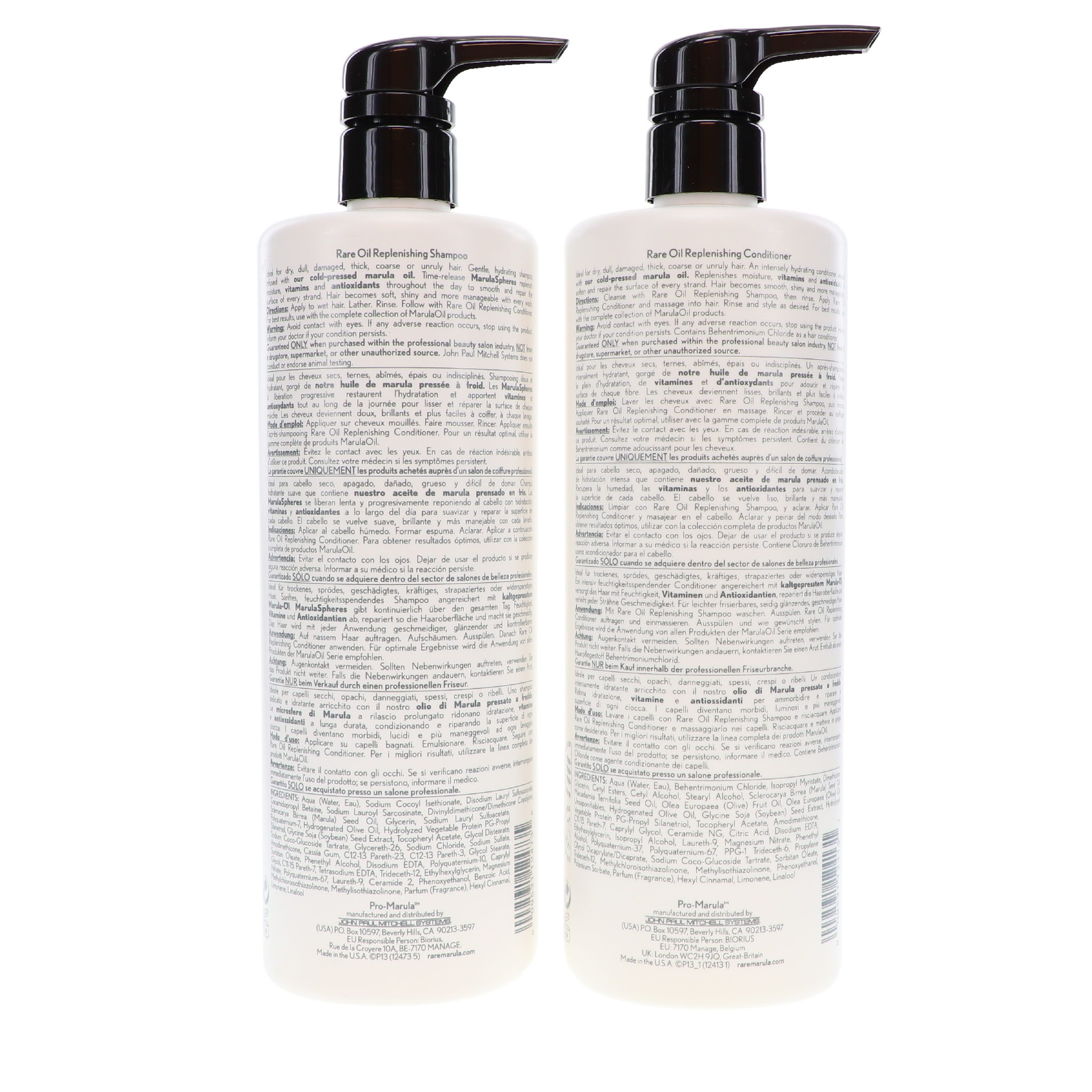 Paul Mitchell Marula Oil Rare Oil Replenishing Shampoo and Conditioner