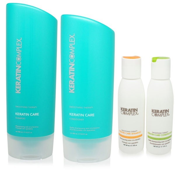 Keratin Complex Care Shampoo and Conditioner Combo Pack 13.5 oz. with Travel Valet Set
