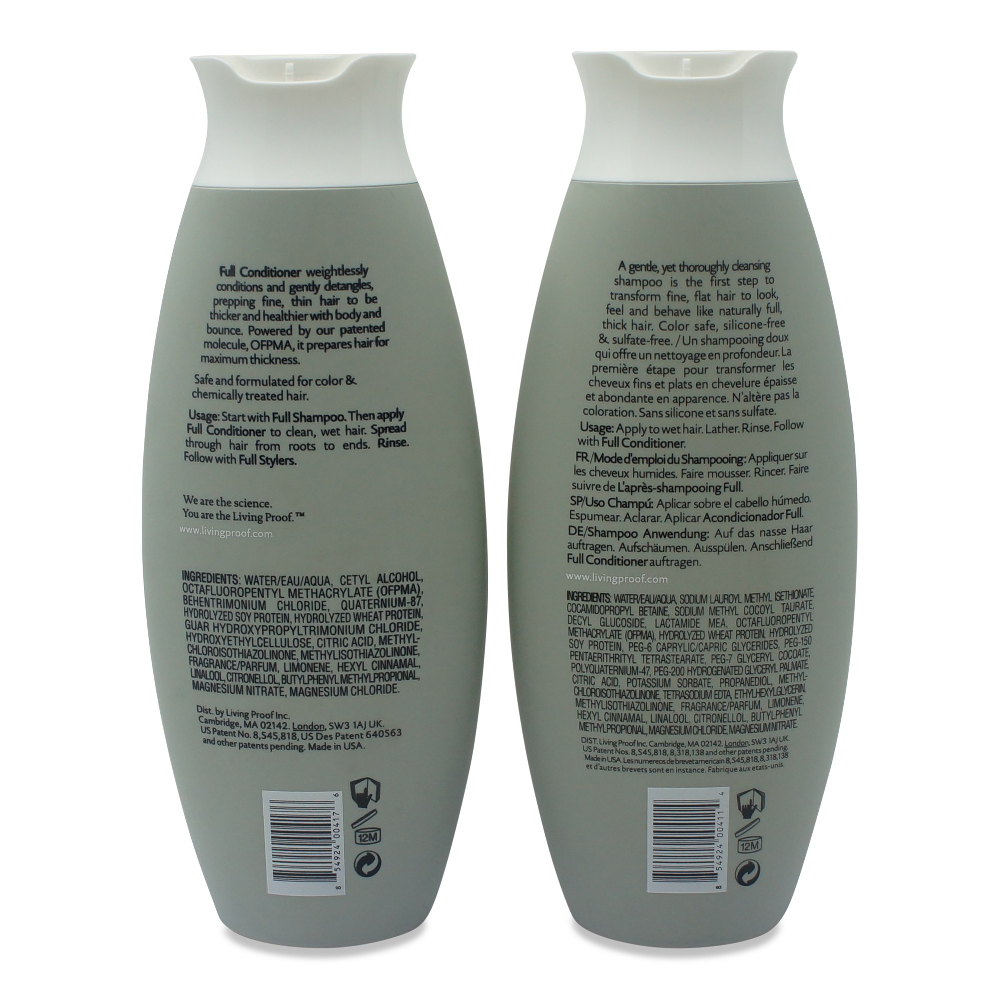 Living Proof Full Shampoo and Conditioner 8 oz. Combo Set with FREE Makeup