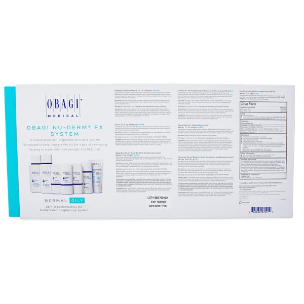 Obagi Nu-Derm Fx System Normal to Oily Skin Care Kit