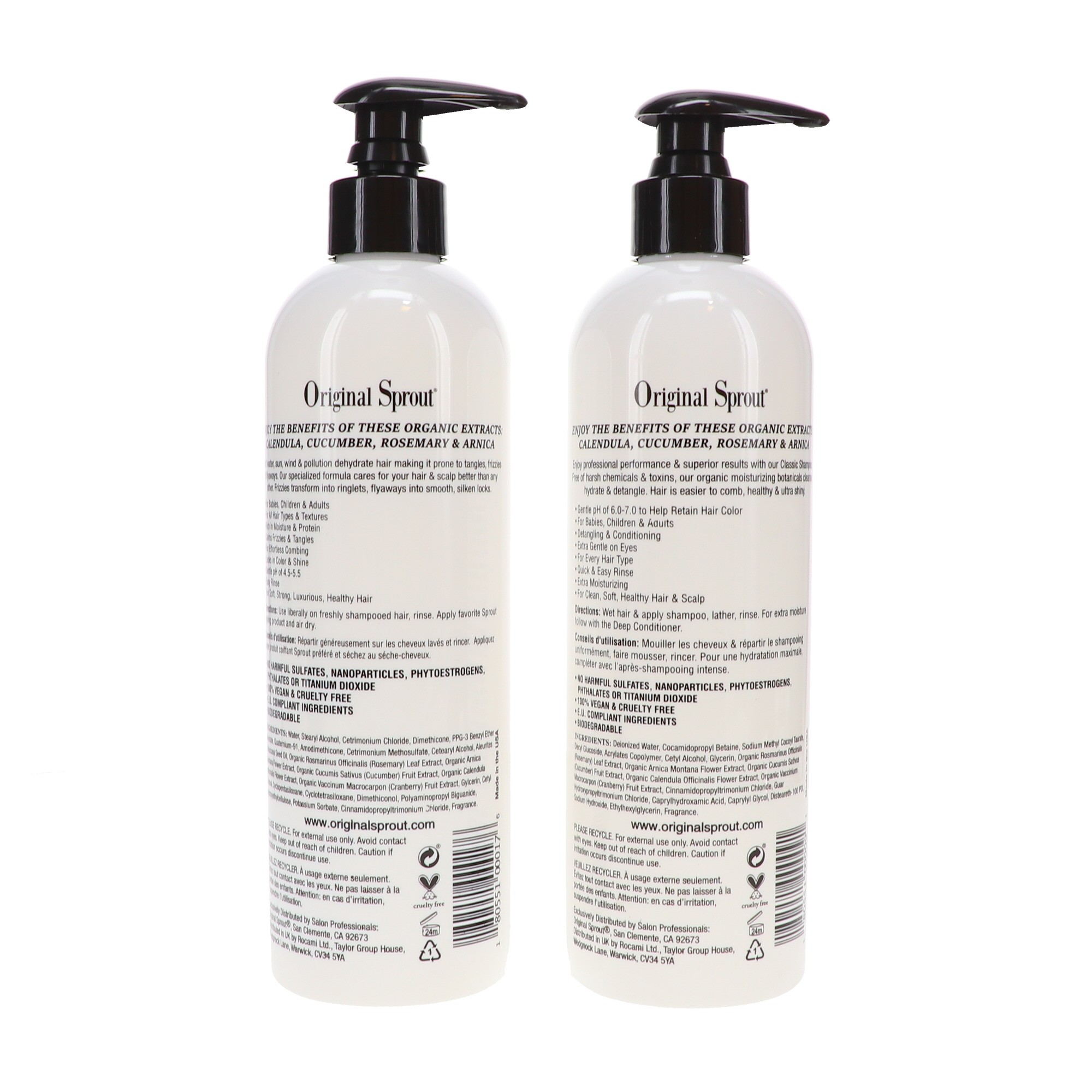 Original Sprout Classic Shampoo 12 oz & Deep Conditioner 12 oz Combo Pack