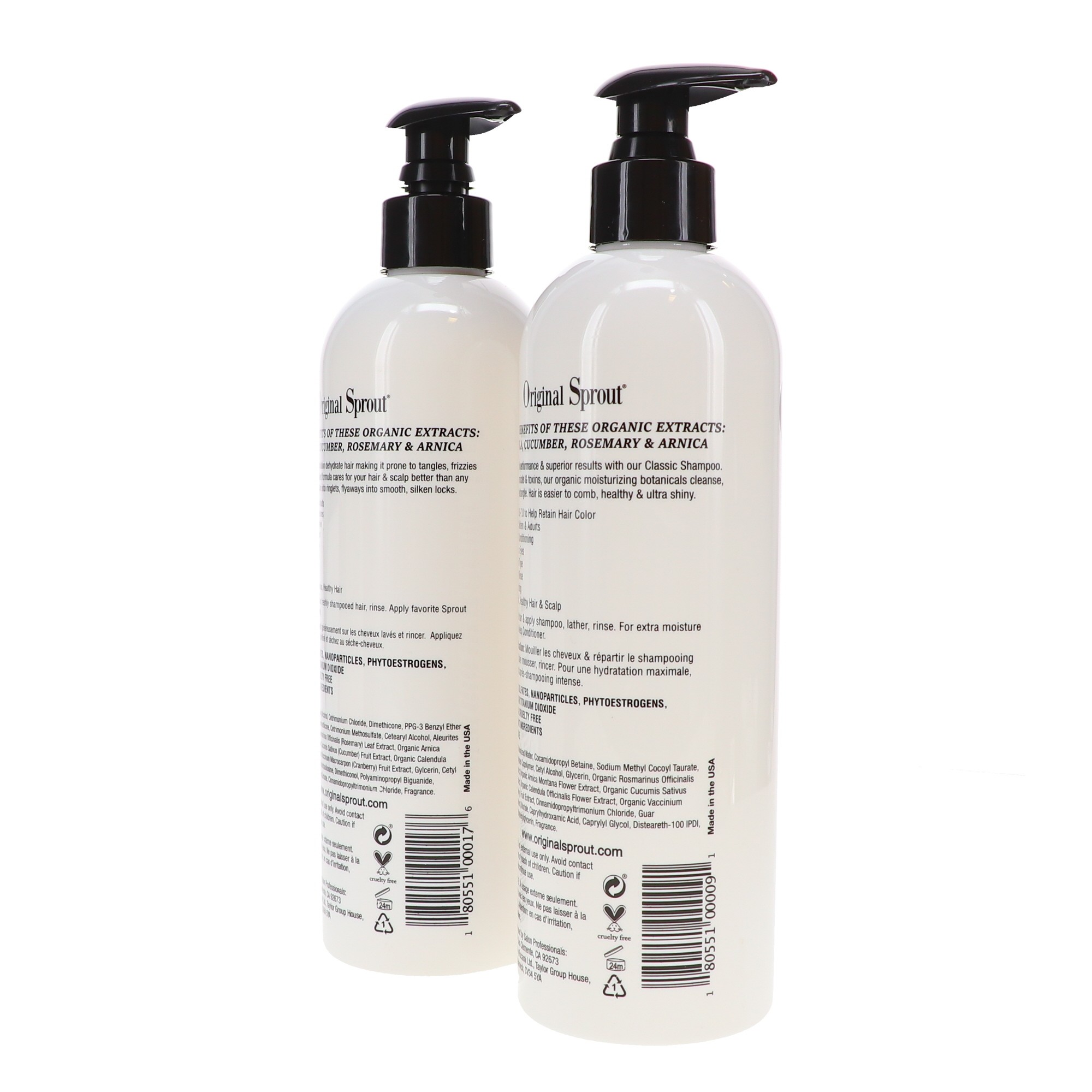 Original Sprout Classic Shampoo 12 oz & Deep Conditioner 12 oz Combo Pack