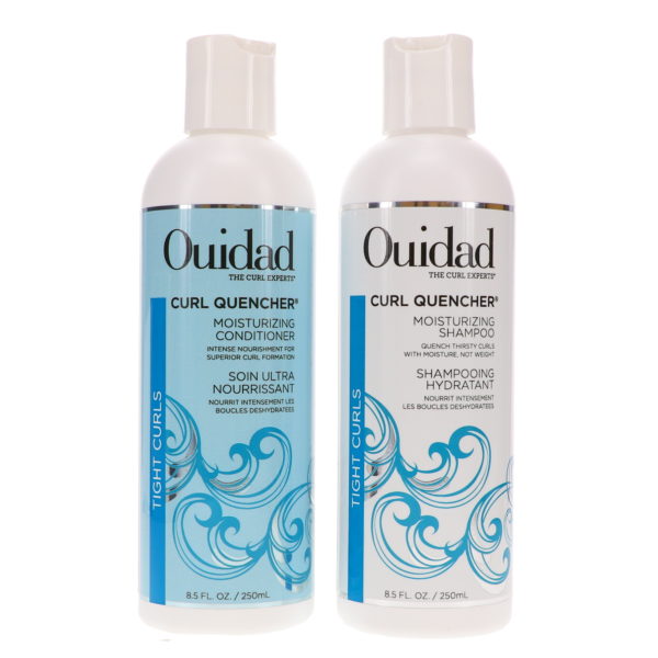 Ouidad Curl Quencher Moisturizing Shampoo 8.5 oz & Conditioner 8.5 oz Combo Pack