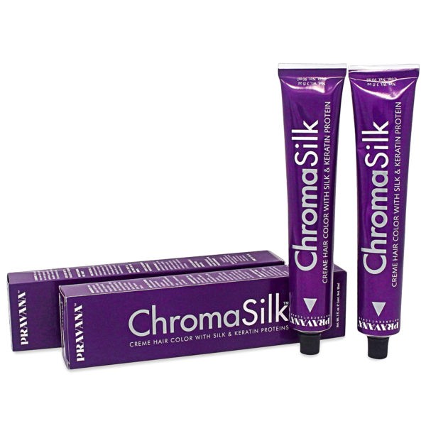 Pravana ChromaSilk Creme Hair Color with Silk & Keratin Protein 3 Dark Brown 2 Pack