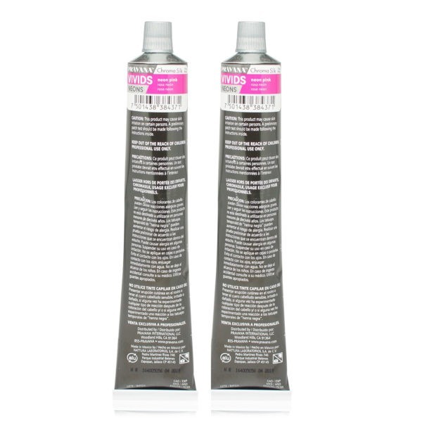 PRAVANA ChromaSilk Vivids (Neon Pink) 3 0z - 2 Pack