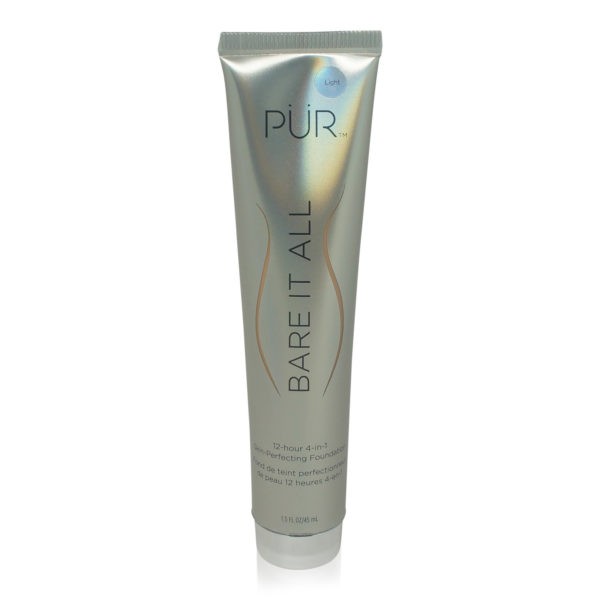 PUR Bare It All 4 in 1 Skin Perfecting Foundation 12 Hour Wear Light 1.5 oz.