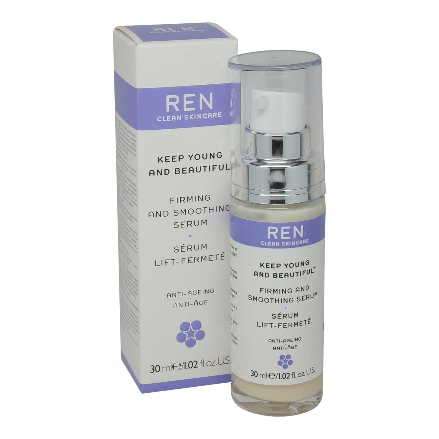 REN Skincare Keep Young and Beautiful Firming and Smoothing Serum 1 Oz