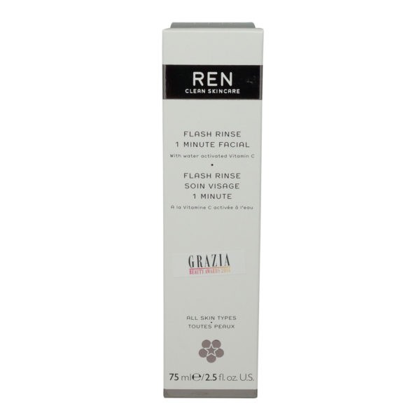 REN Skincare Flash Rinse 1 Minute Facial - 2.5 Oz