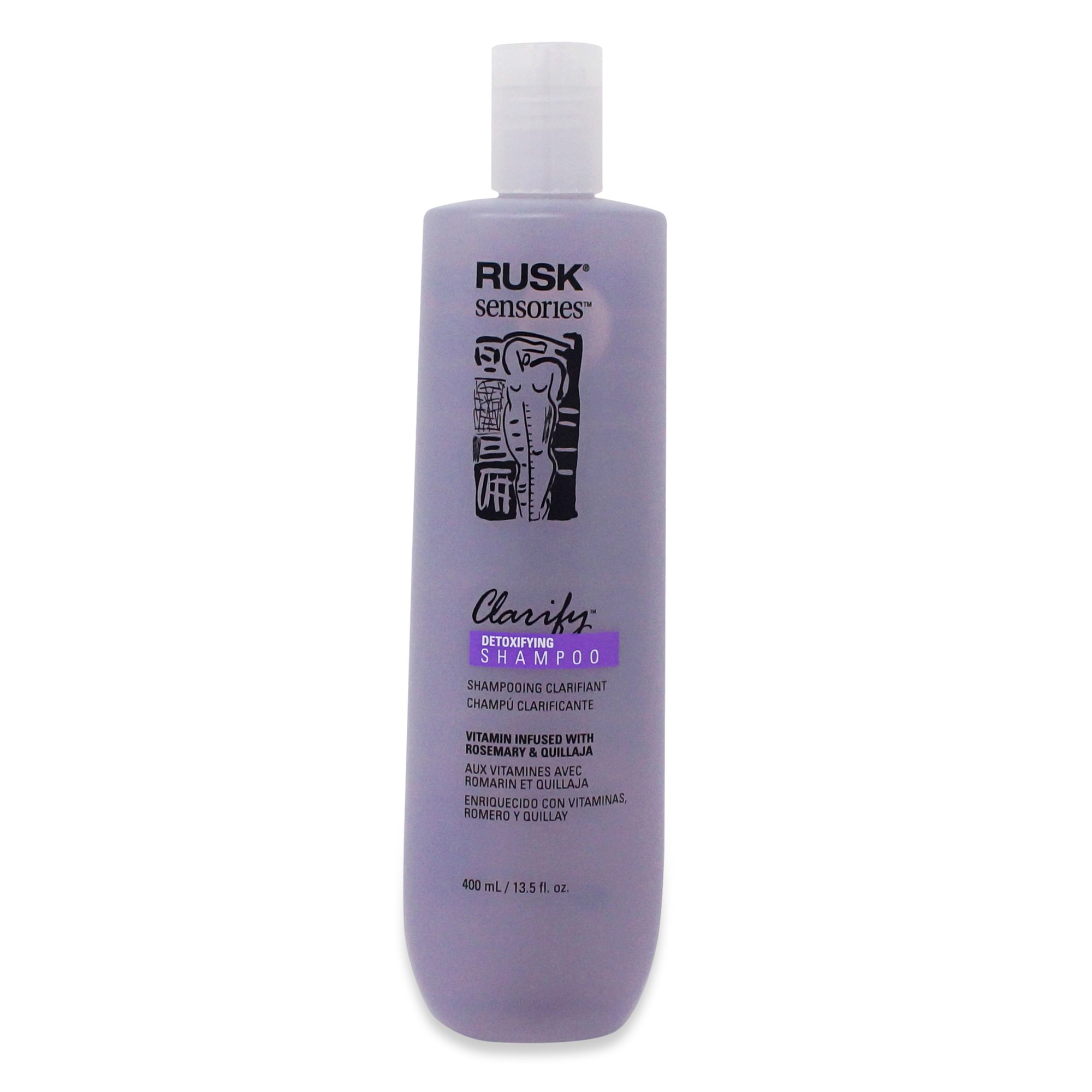 Rusk Clarify Rosemary Shampoo (New Pkg) 13.5 Oz