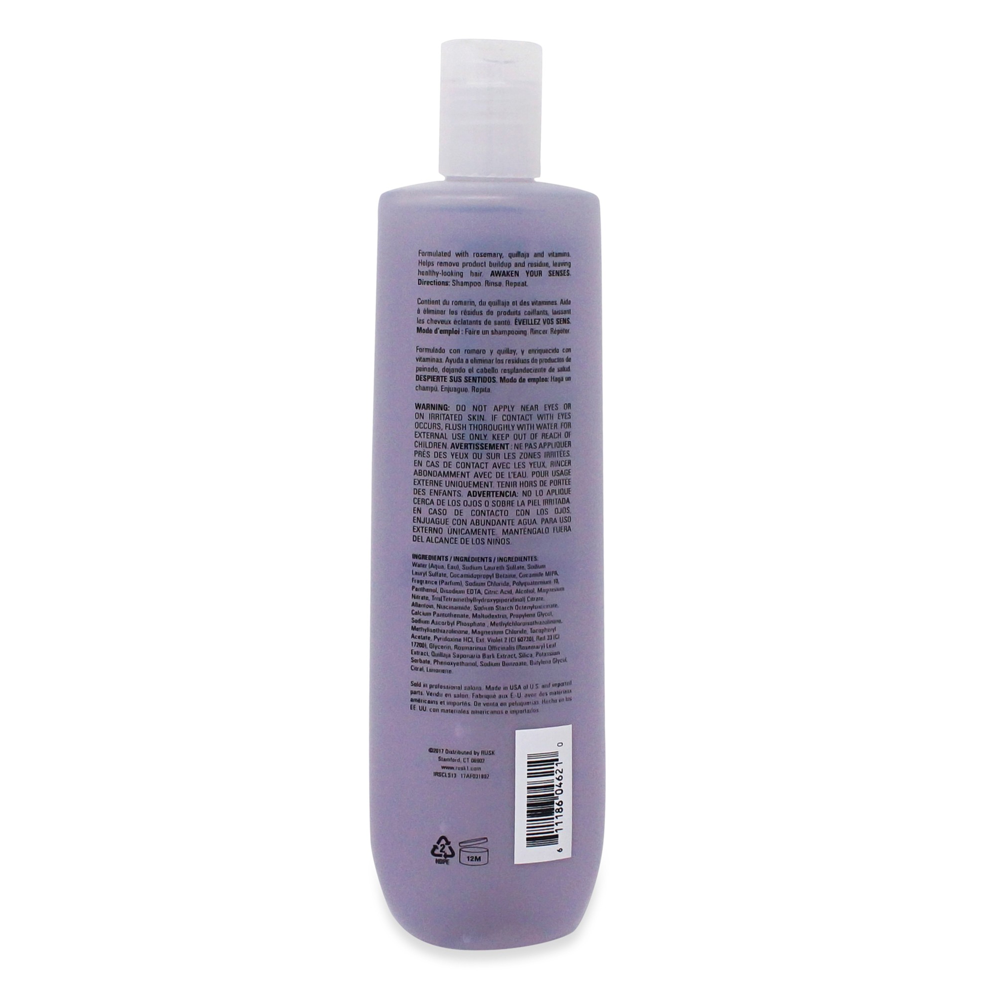 Rusk Clarify Rosemary Shampoo (New Pkg) 13.5 Oz