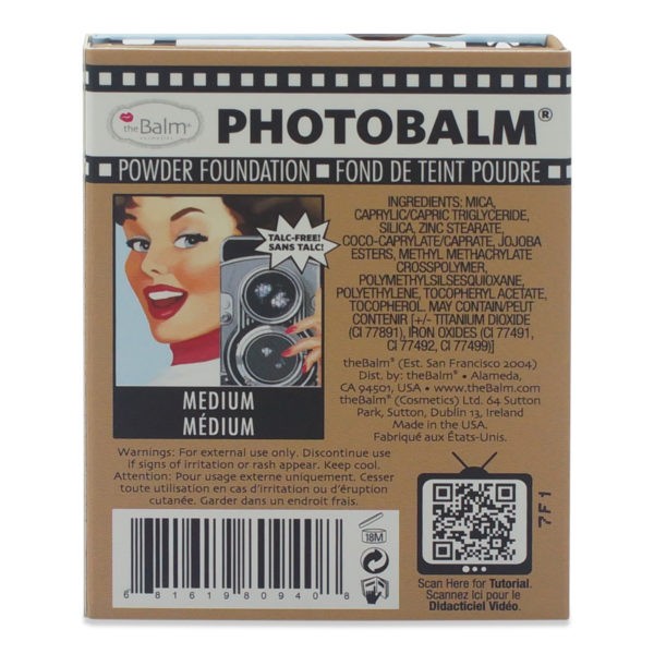theBalm Photobalm Powder Foundation Medium 0.32 Oz