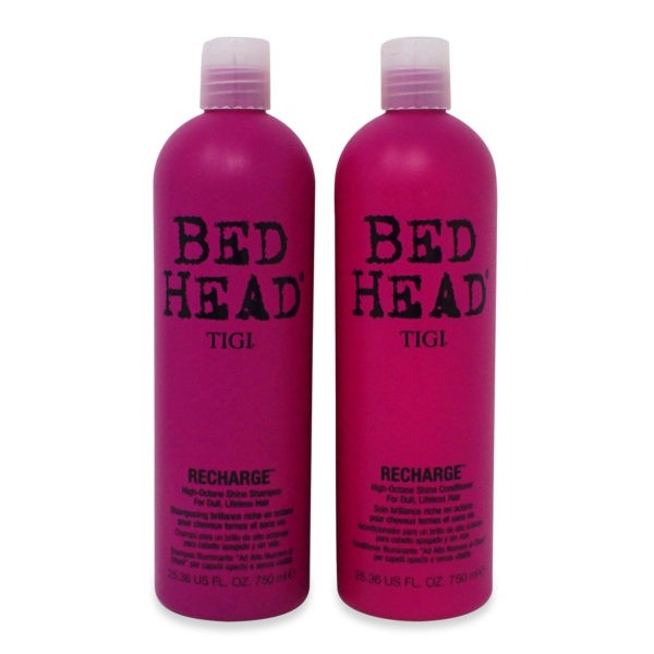 Tigi Bed Head Superfuel Recharge High-Octane Shine Shampoo 25.36 Oz Combo Pack