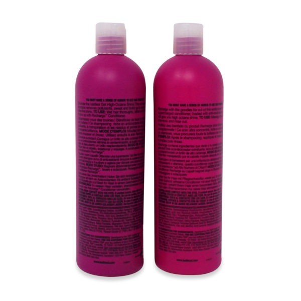 Tigi Bed Head Superfuel Recharge High-Octane Shine Shampoo 25.36 Oz Combo Pack