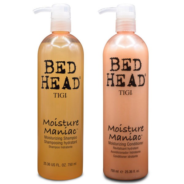 TIGI Bed Head Moisture Maniac Moisturizing Shampoo and Conditioner 25.36 Oz Combo Pack