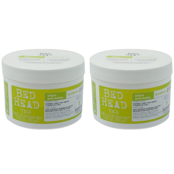 TIGI Bed Head Urban Antidotes Re-Energize Treatment Mask 7.05 Oz - 2 Pack