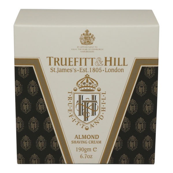 Truefitt & Hill Almond Shaving Cream Jar 6.7 oz.