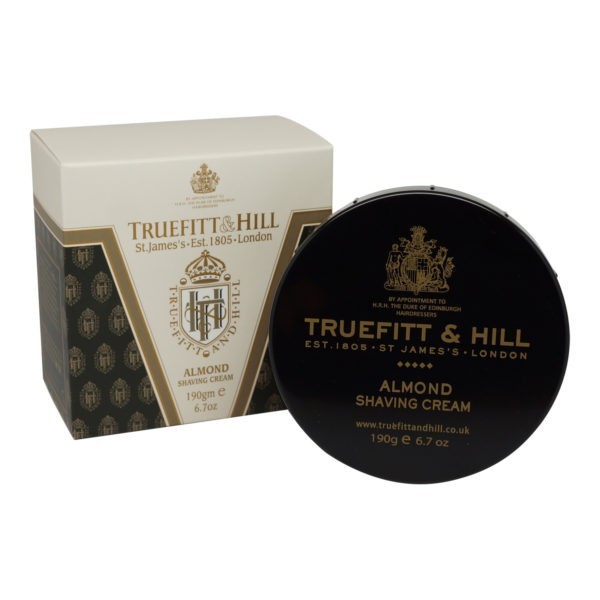 Truefitt & Hill Almond Shaving Cream Jar 6.7 oz.