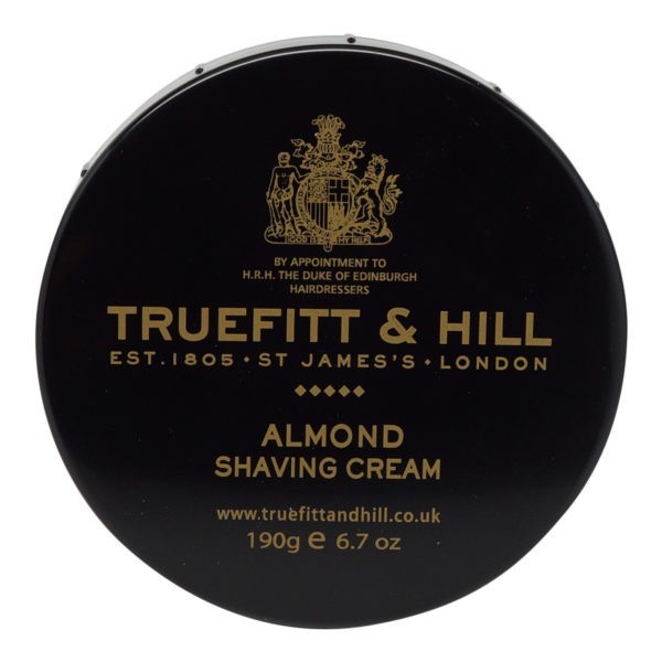 Truefitt & Hill Almond Shaving Cream Jar 6.7 oz.