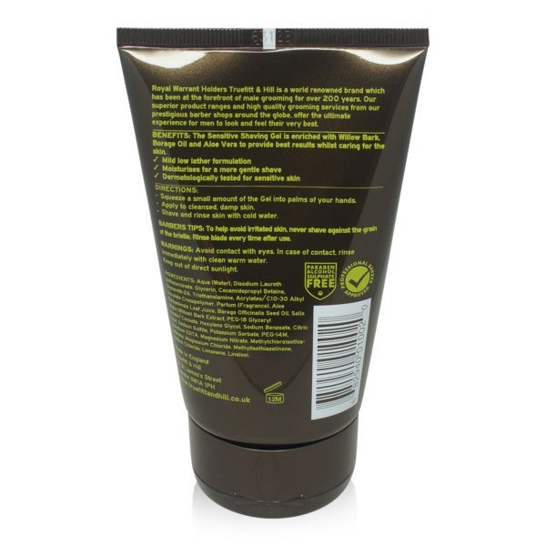 Truefitt & Hill No 10 Sensitive Shave Gel 4.2 oz.