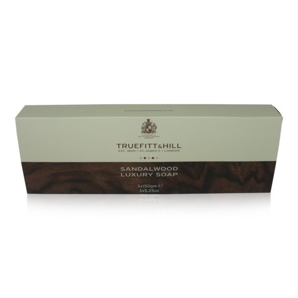 Truefitt & Hill Sandalwood Luxury Soap 3 X 5.25 oz.