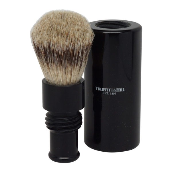 Truefitt & Hill Ebony Turnback Traveler Badger Hair Brush