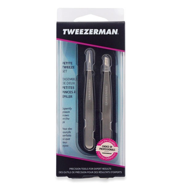 Tweezerman Petite Tweeze Set With Black Case