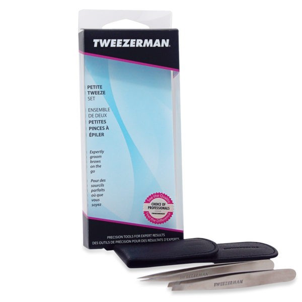 Tweezerman Petite Tweeze Set With Black Case