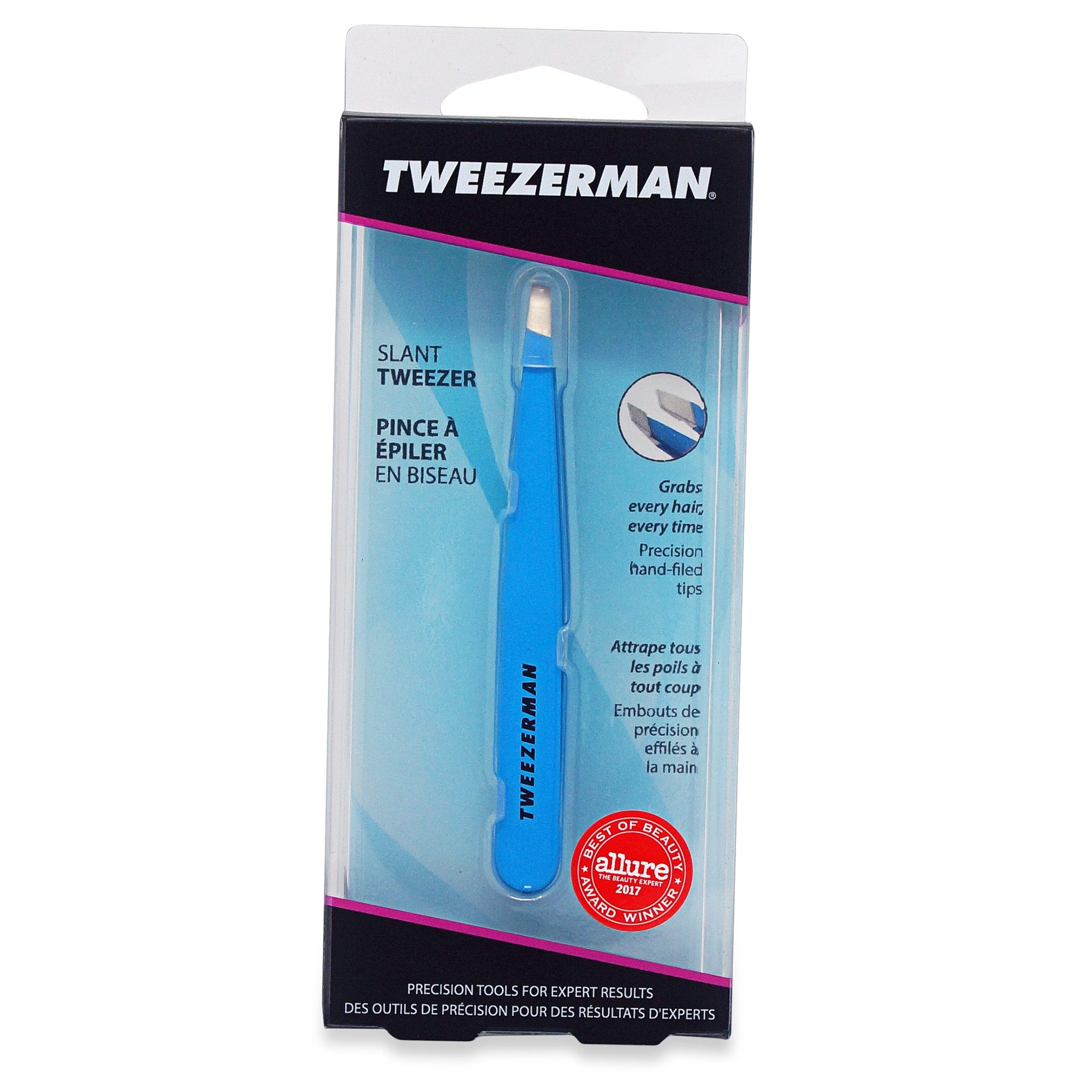 Tweezerman Slant Tweezer Blue Jewel