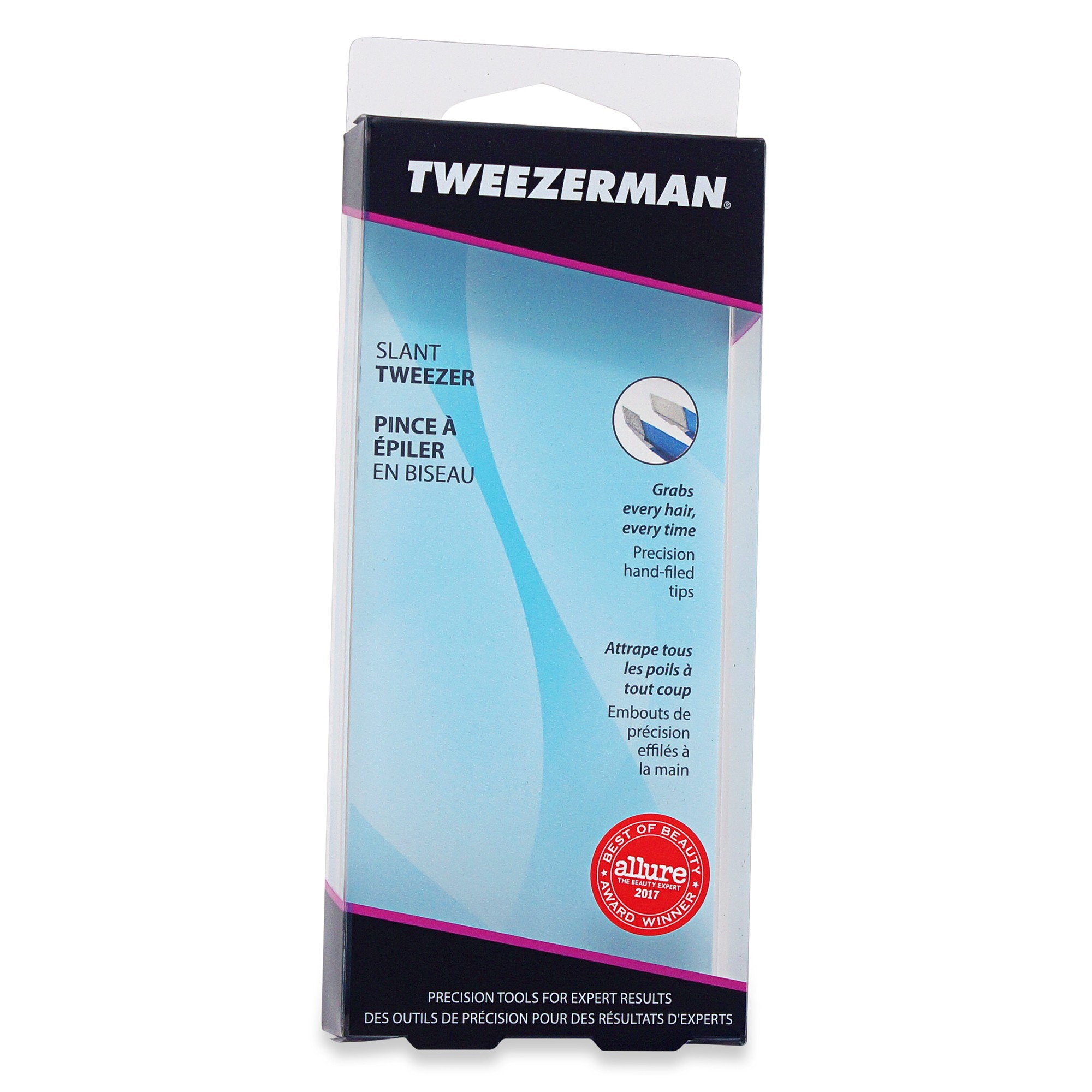 Tweezerman Slant Tweezer Blue Jewel
