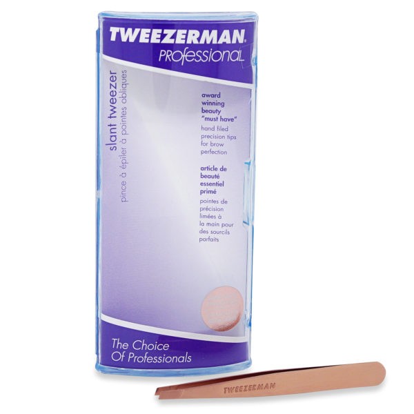 Tweezerman Rose Gold Slant Tweezer - Professional