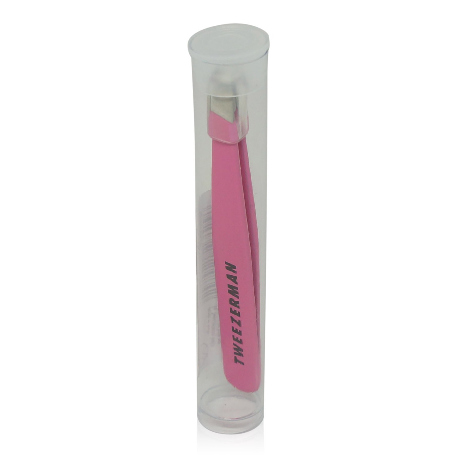 Tweezerman Mini Slant Tweezer Flamingo - In Tube
