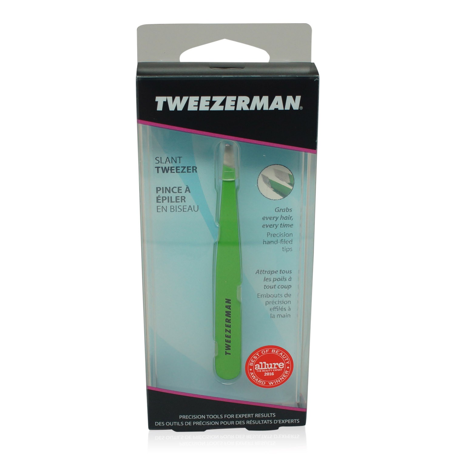 Tweezerman Slant Tweezer Green Apple