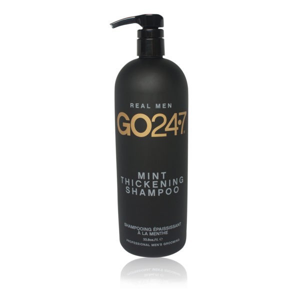 GO247 Real Men Mint Thickening Shampoo 33.8 oz.