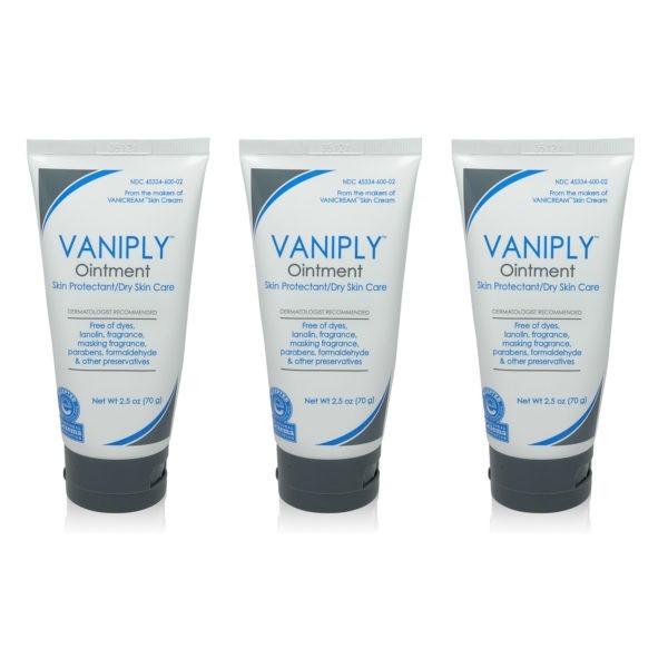 Vanicream Vaniply Ointment for Sensitive Skin 2.5 oz (3 Pack)