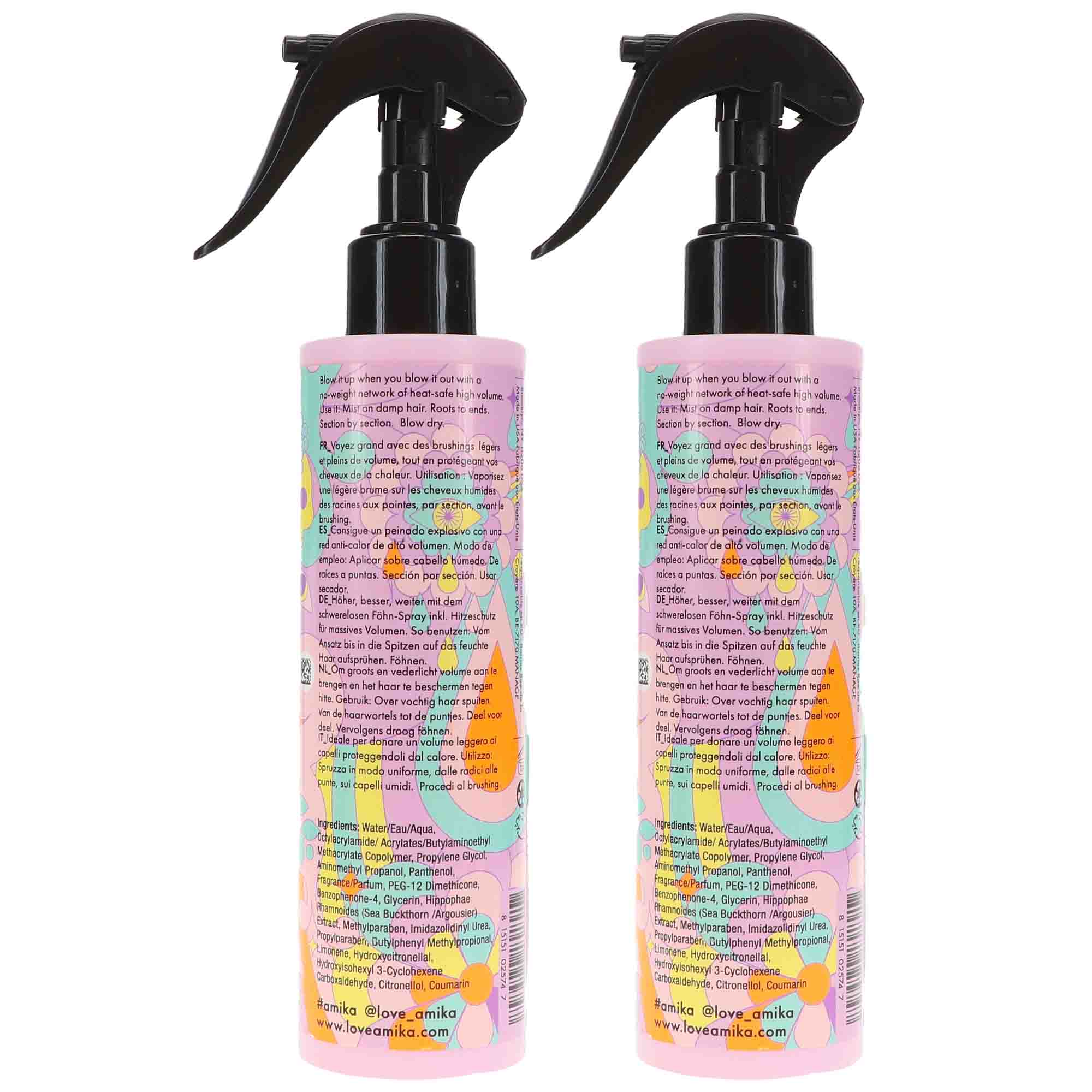 Amika Brooklyn Bombshell Blowout Volume Spray, 6.7 oz. 2 Pack