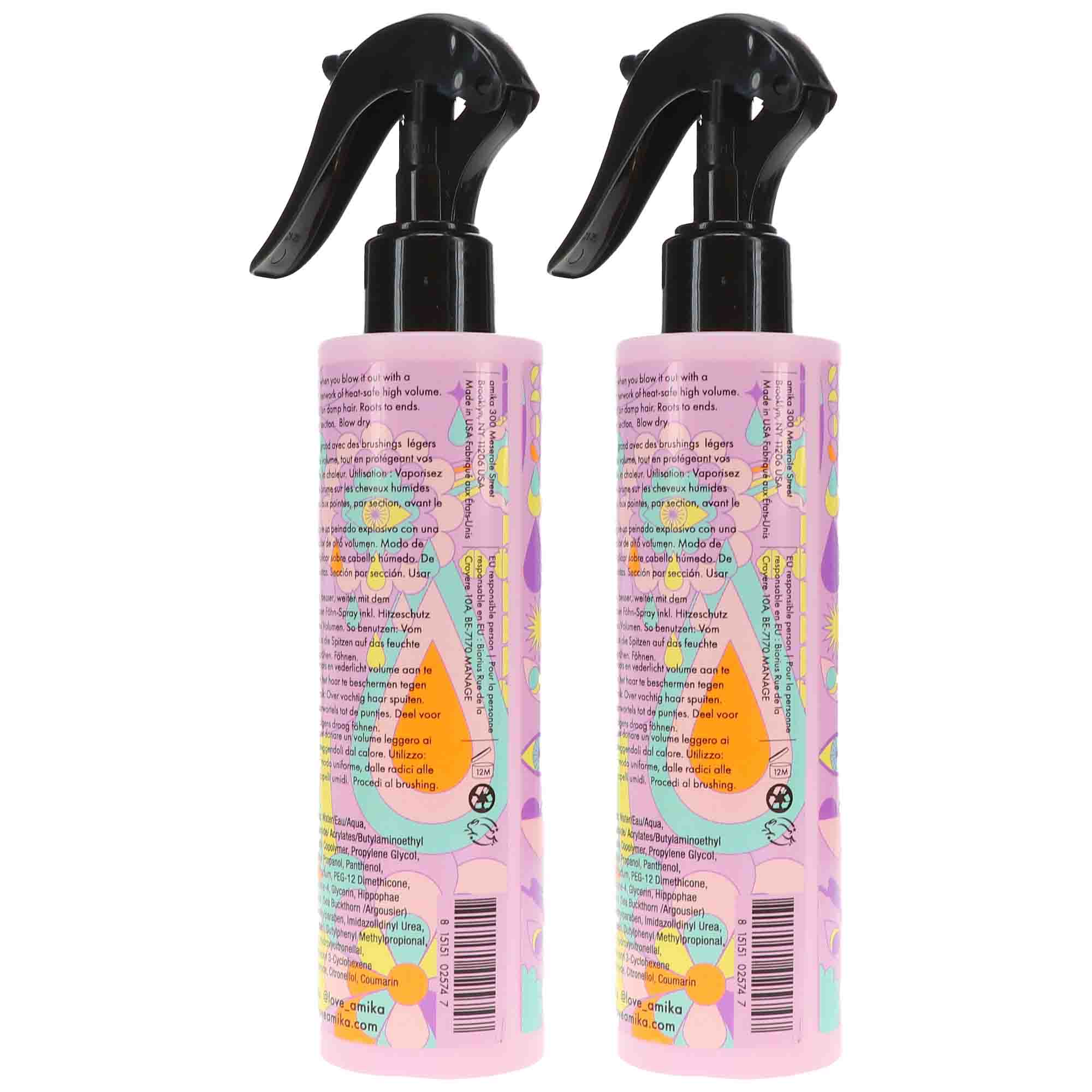 Amika Brooklyn Bombshell Blowout Volume Spray, 6.7 oz. 2 Pack