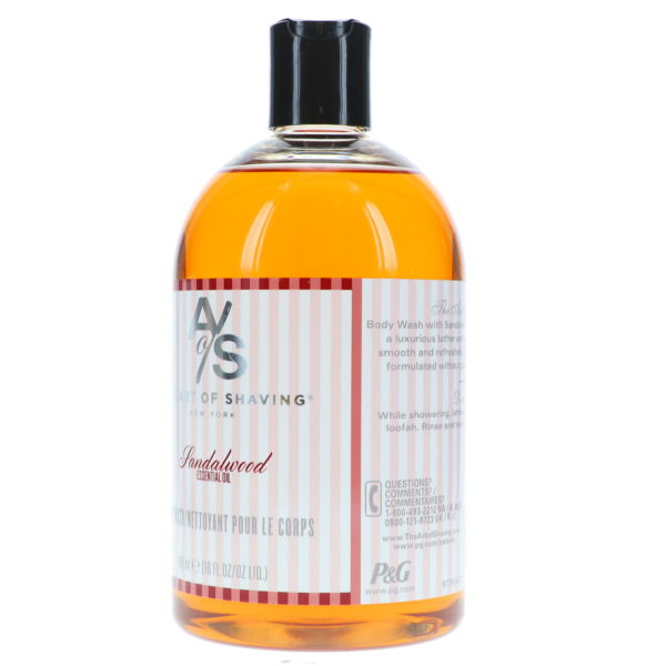 The Art of Shaving Body Wash Sandalwood 16.2 oz