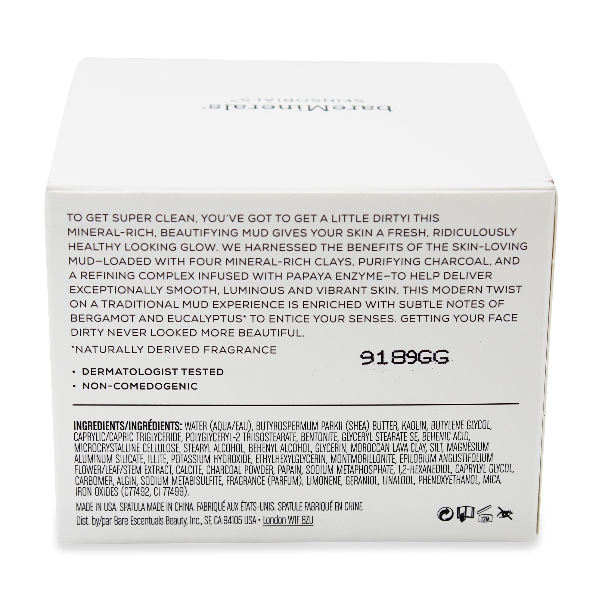 bareMinerals Dirty Detox Skin Glowing and Refining Mud Mask 2.04 oz